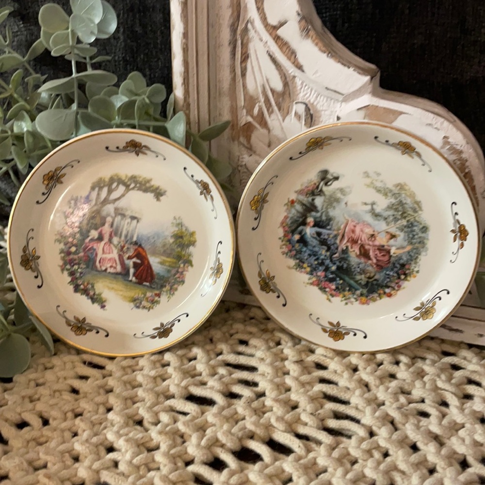 Lord Nelson Pottery Victorian Scene Plates